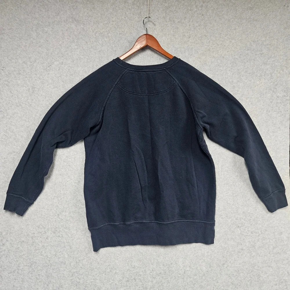 League Sweatshirt Men XL Navy Georgia Tech Collegiate Raglan Fleece